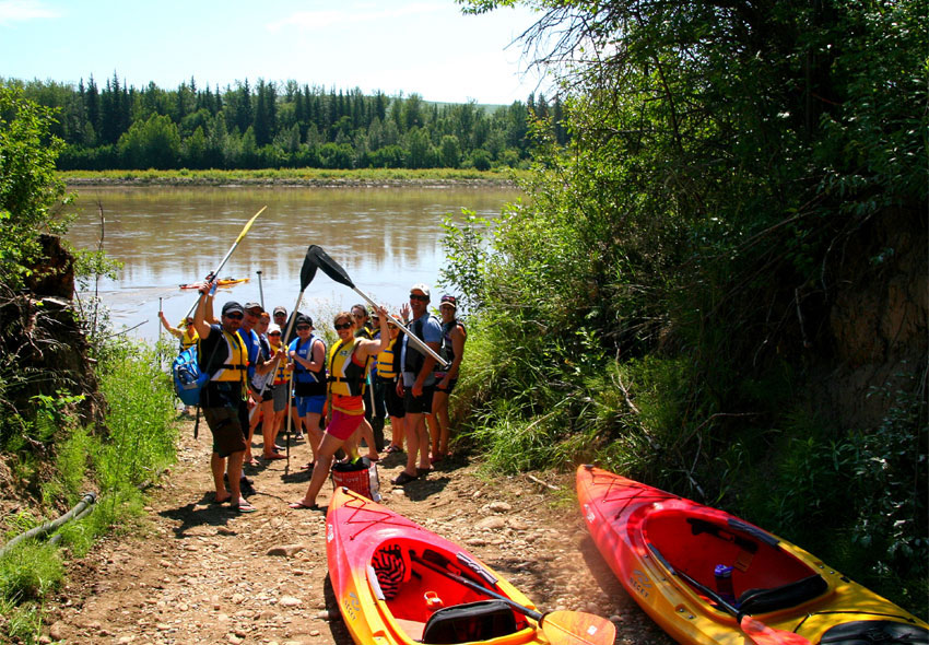 canoe trips peace river